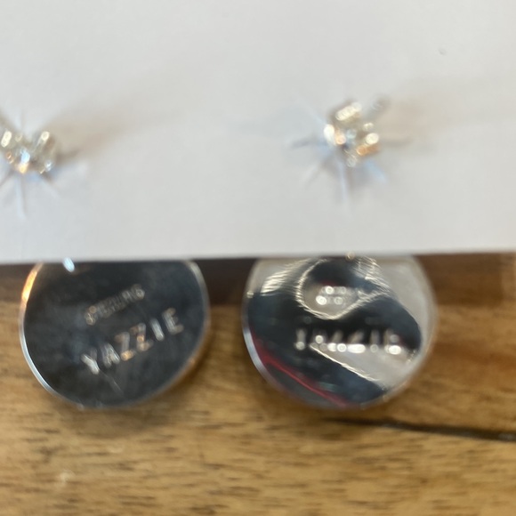 Native American turquoise/coral inlaid earrings 🌺signed - Picture 2 of 5